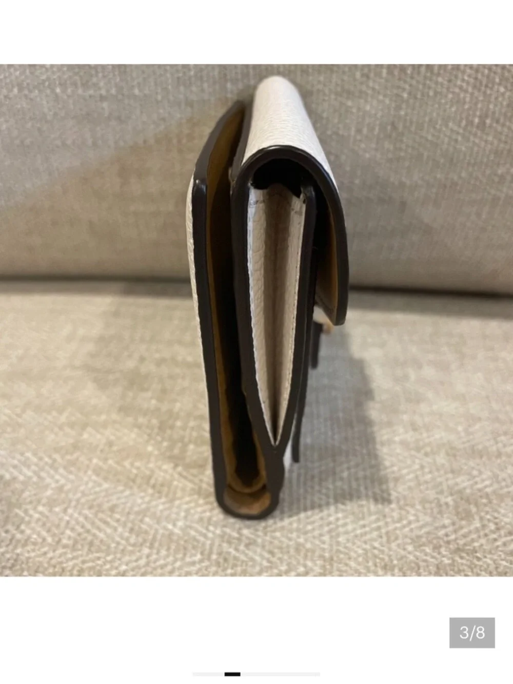 Coach Georgie Small Wallet cream/white/gold